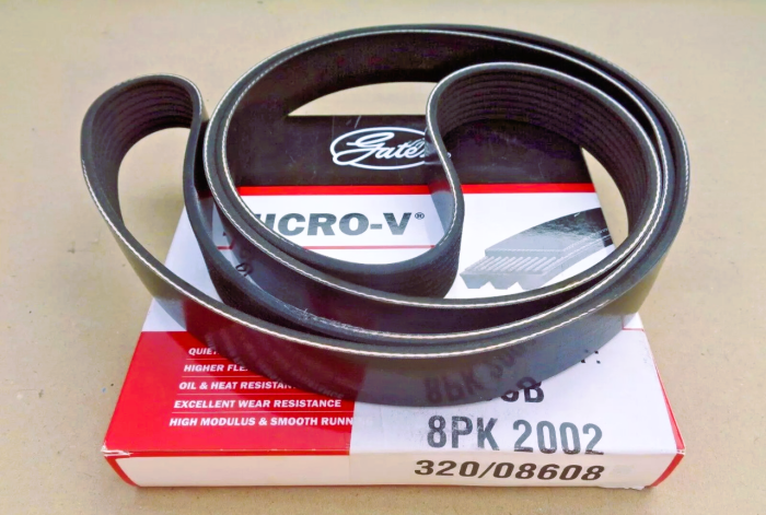 BELT FRONT 8PK 2002 AR3 320/08608